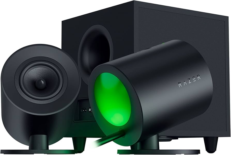 Razer Nommo V2 - Full-Range 2.1 PC Gaming Speakers with Wired