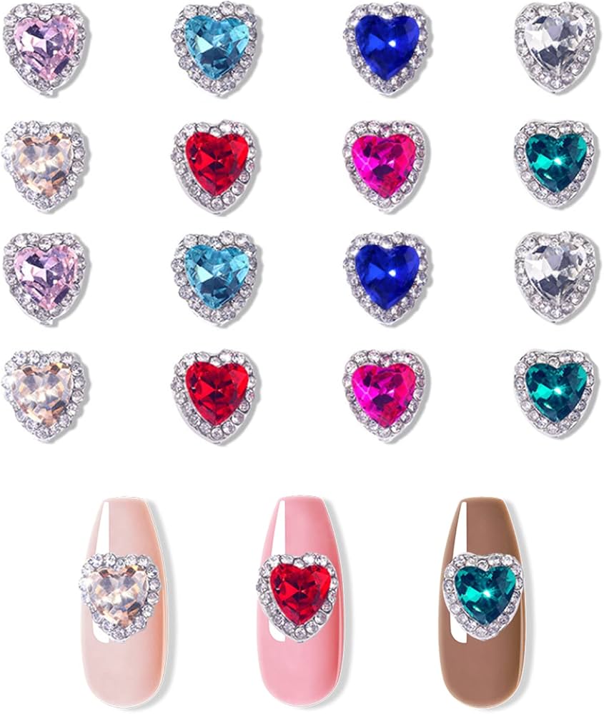 5→ネイルパーツ 14個 肉球 ハート デコネイル ネイル用品 5→ネイル