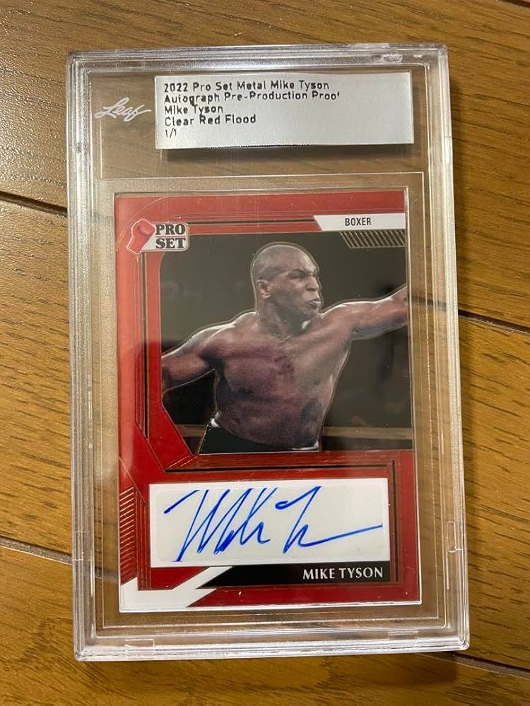 Amazon.co.jp: マイクタイソン直筆サインカード 世界1枚限定 : おもちゃ