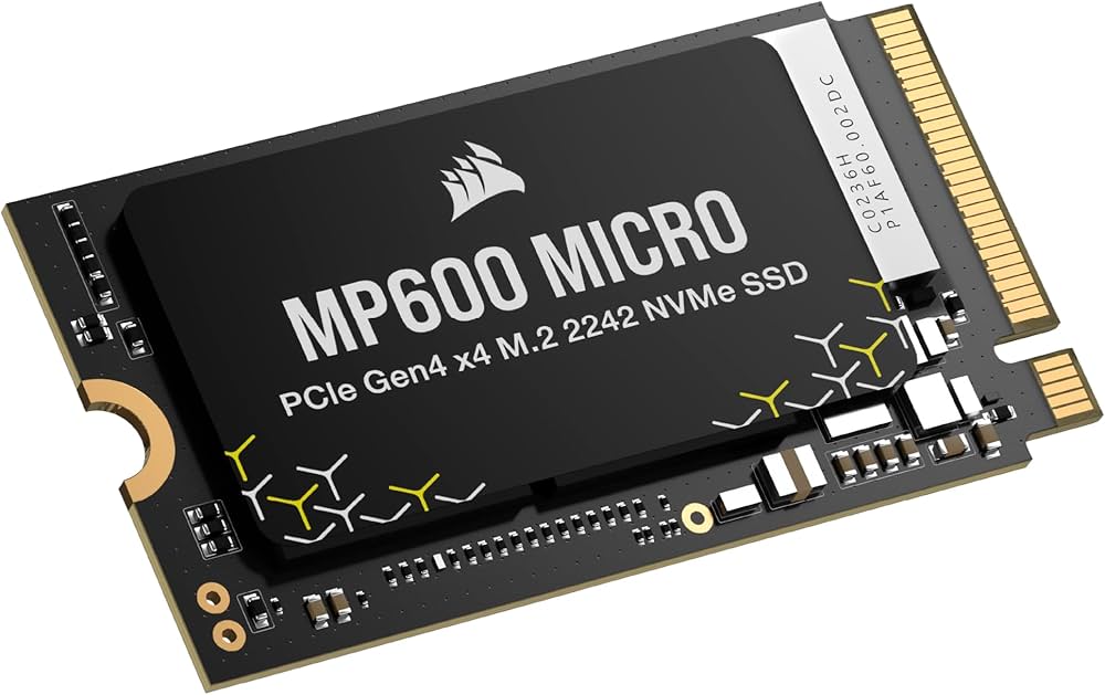 Amazon.com: Corsair MP600 Micro 1TB M.2 NVMe PCIe x4 Gen4 SSD – M