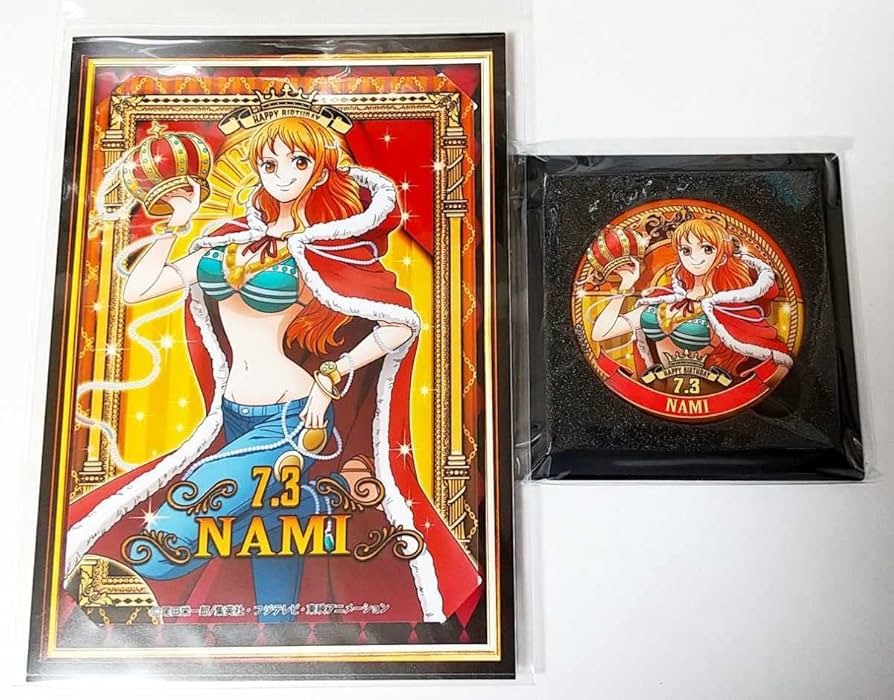 Amazon.co.jp: ナミ バースデー プレミアム 缶バッジ ブロマイド 2021