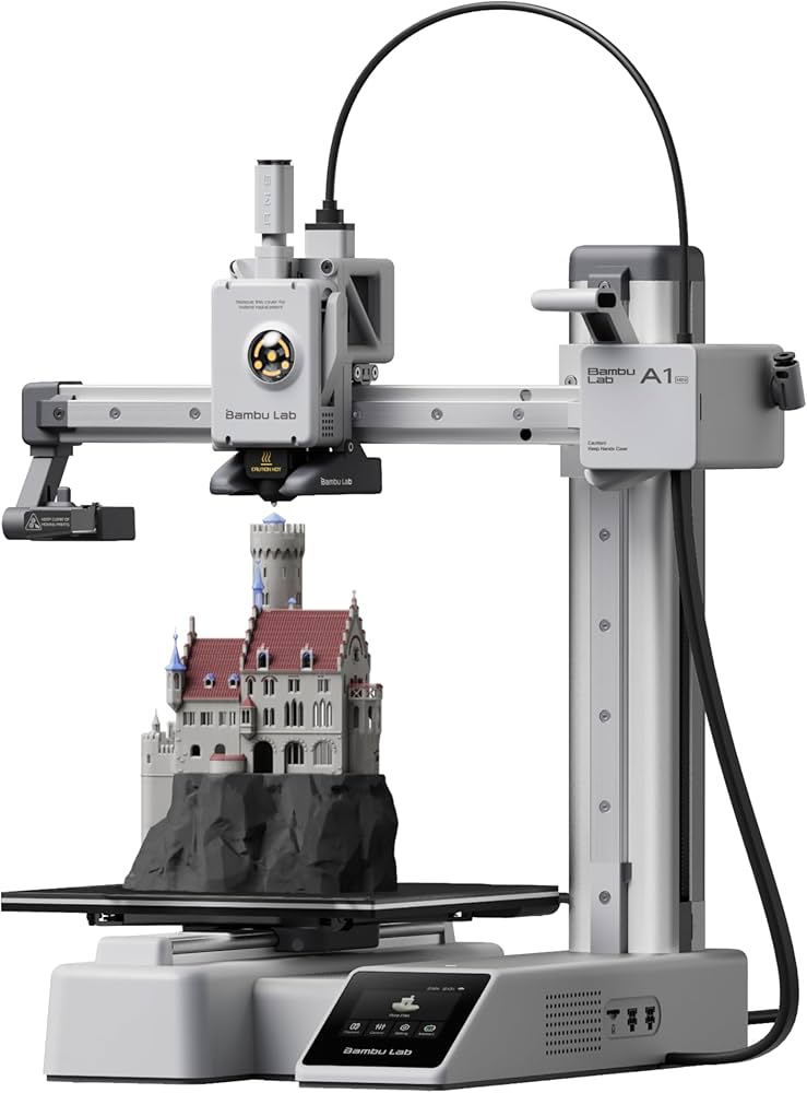 Amazon | Bambu Lab A1 mini 3D プリンター、組立簡単、500mm/s 高速高