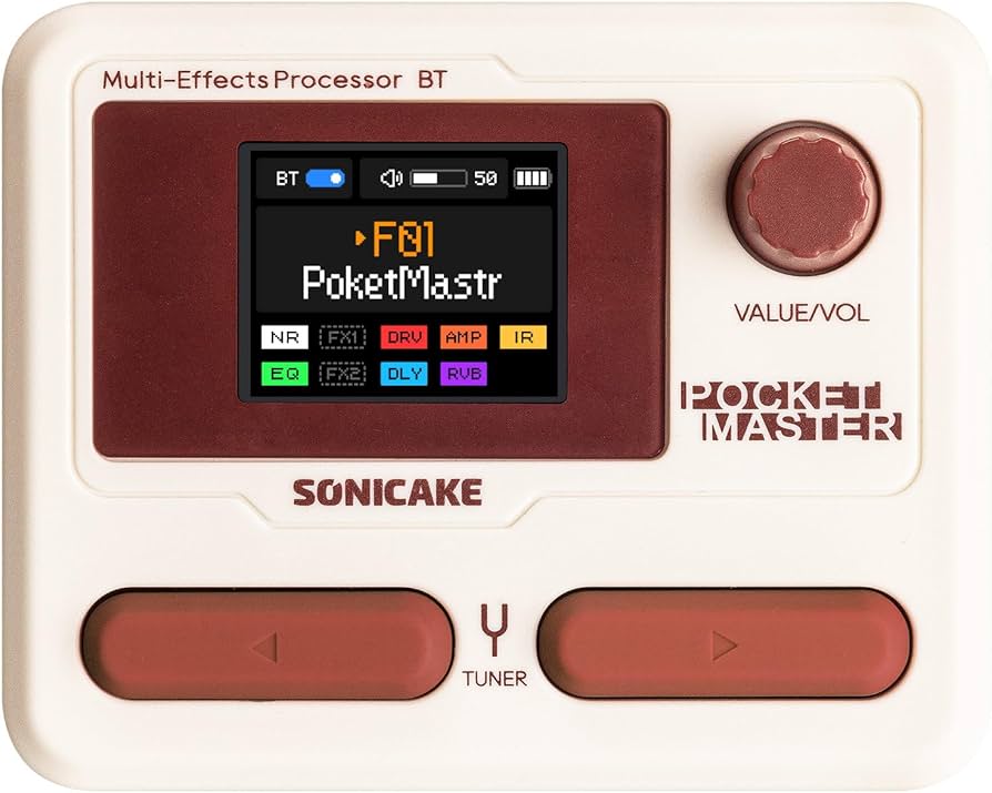 Amazon.com: SONICAKE Pocket Master-Portable Multi Effects Pedal
