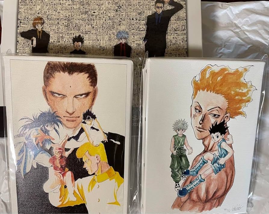 Amazon.co.jp: 冨樫義博展 フルカラーアートボード 幽遊白書 ハンター