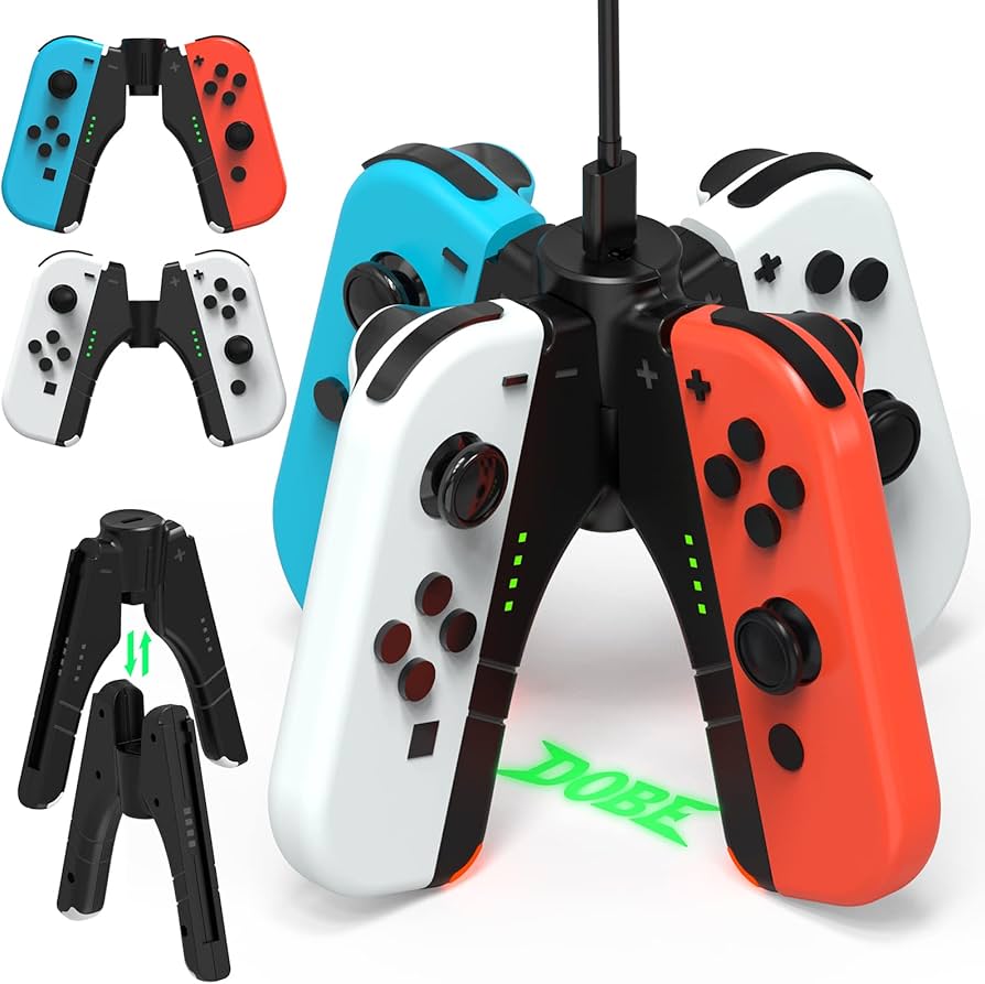 Amazon.co.jp: ジョイコン充電グリップ、Switch ジョイコン 充電