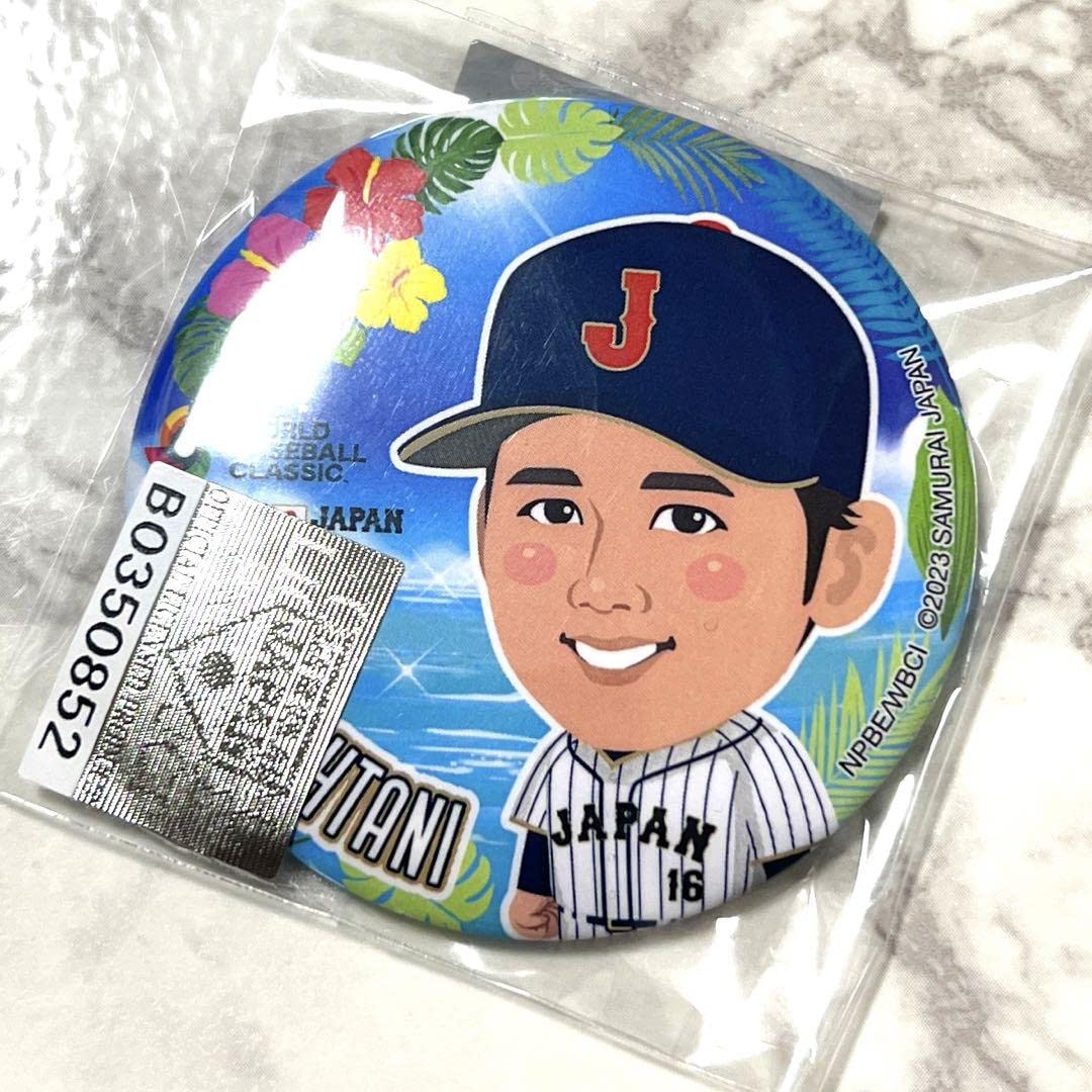 Amazon.co.jp: WBC 大谷翔平 缶バッジ : スポーツ＆アウトドア