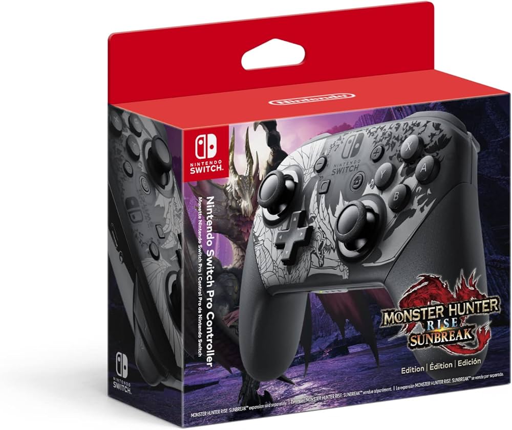 Amazon.com: Nintendo Switch Pro Controller Monster Hunter Rise
