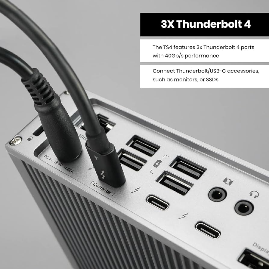 Amazon.com: CalDigit TS4, 18-in-1 Thunderbolt 4 Docking Station