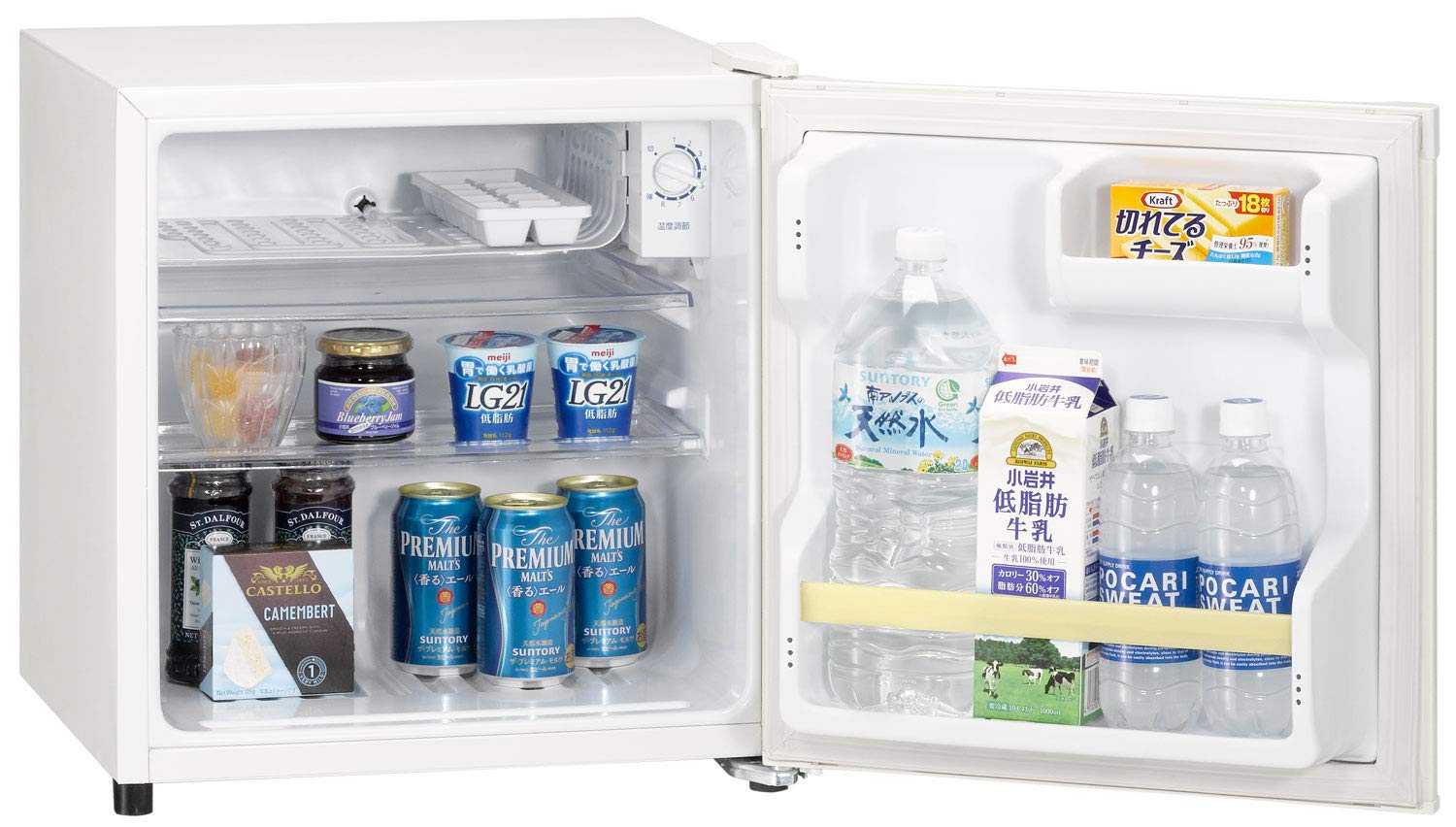Amazon.co.jp: Panasonic 1ドア冷蔵庫 45L 直冷式 オフホワイト NR