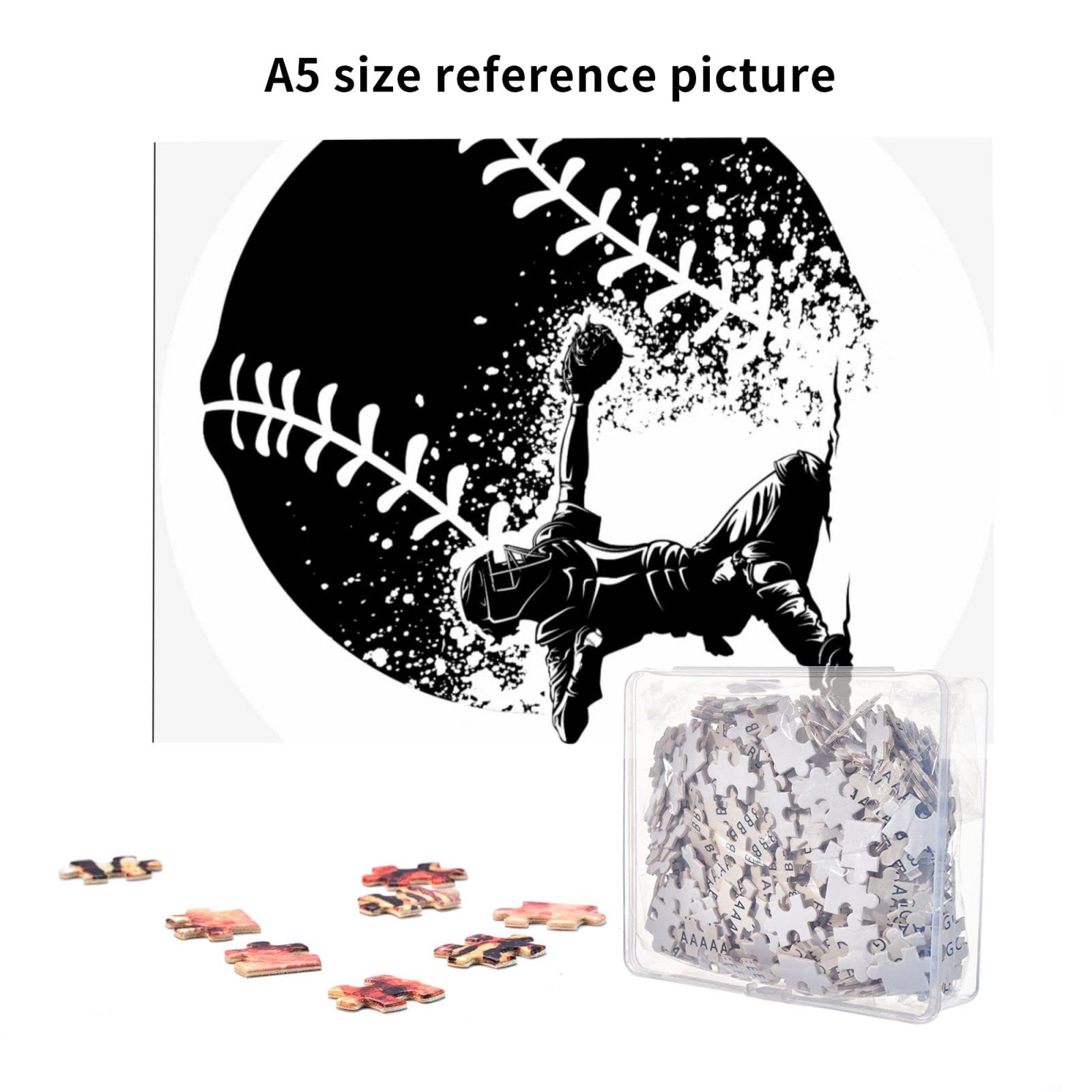 Amazon.co.jp: 1000ピース ジグソーパズル 野球 甲子園 白黒 大人用