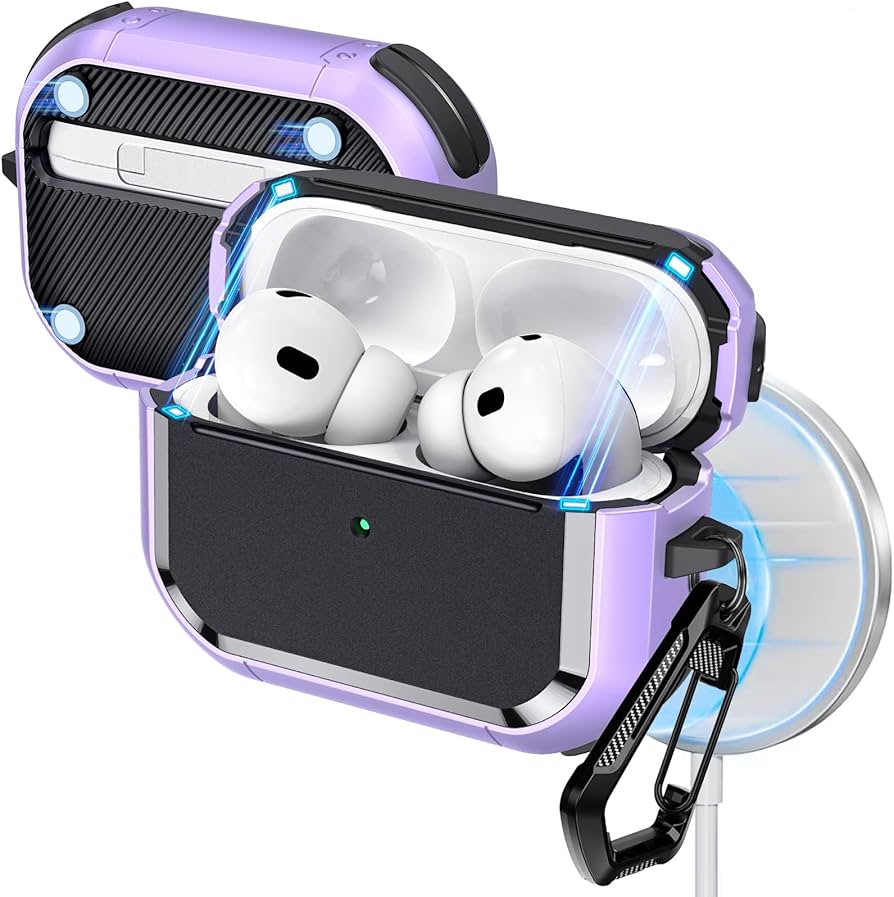 Amazon | HEIGKOIK AirPods Pro2 ケース MagSafe対応(USB-C/Lightning