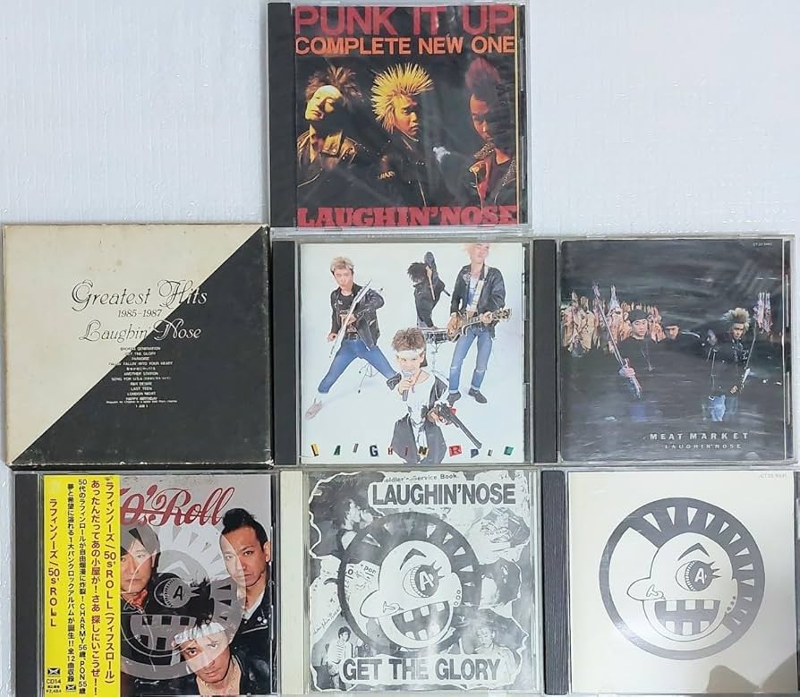 Amazon.co.jp: LAUGHIN NOSE ラフィンノーズ CD アルバム 7枚セット