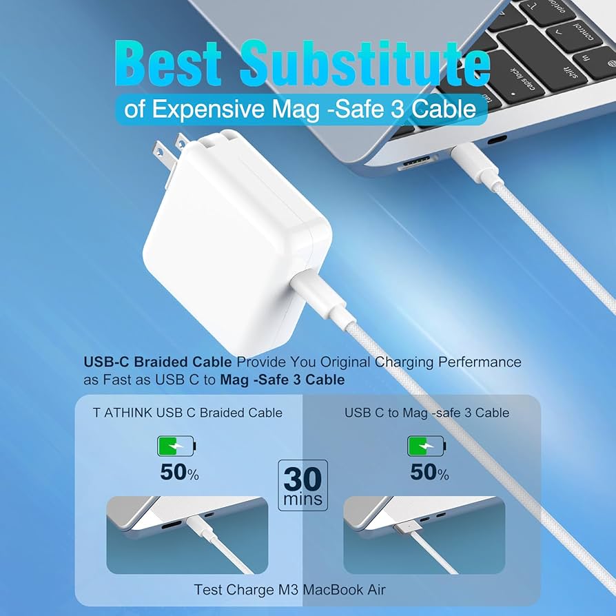 Amazon.com: USB C Charger for MacBook Pro MacBook Air 13 13.6 14