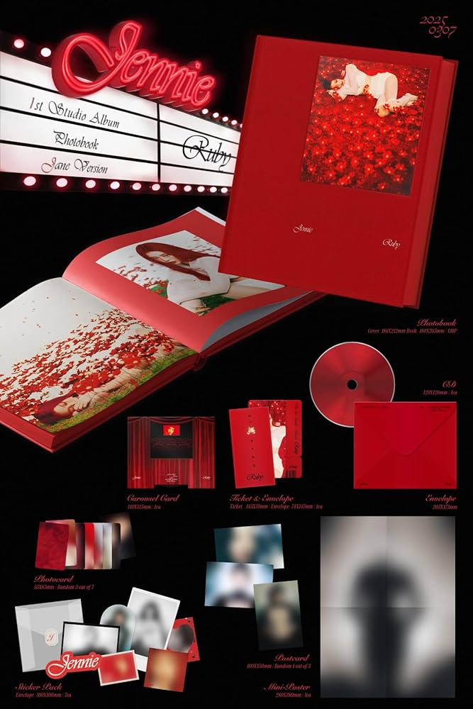 Amazon.co.jp: ジェニー JENNIE Ruby The 1st Studio Album [韓国盤