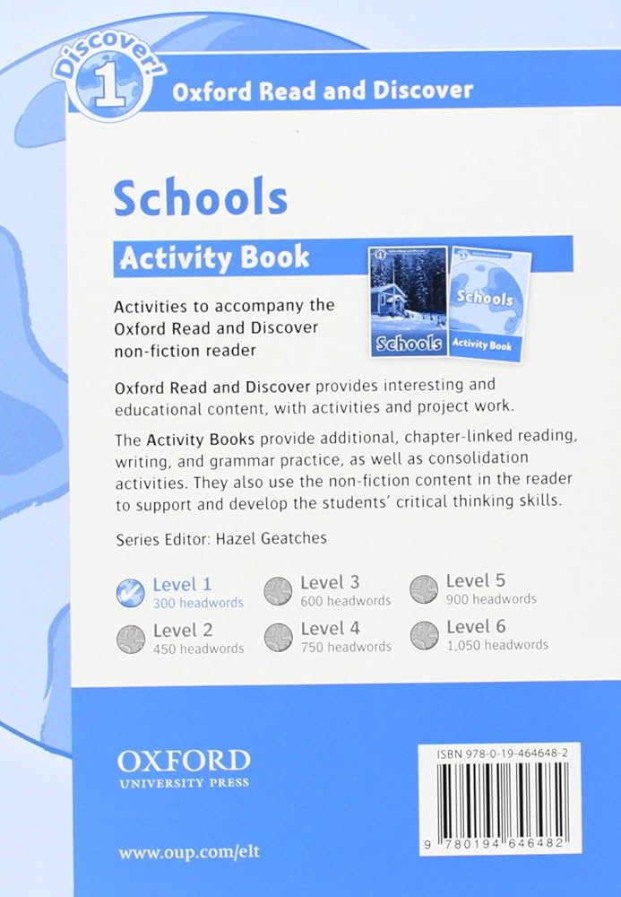 Oxford Read and Discover 1. Schools Activity Book: Northcott