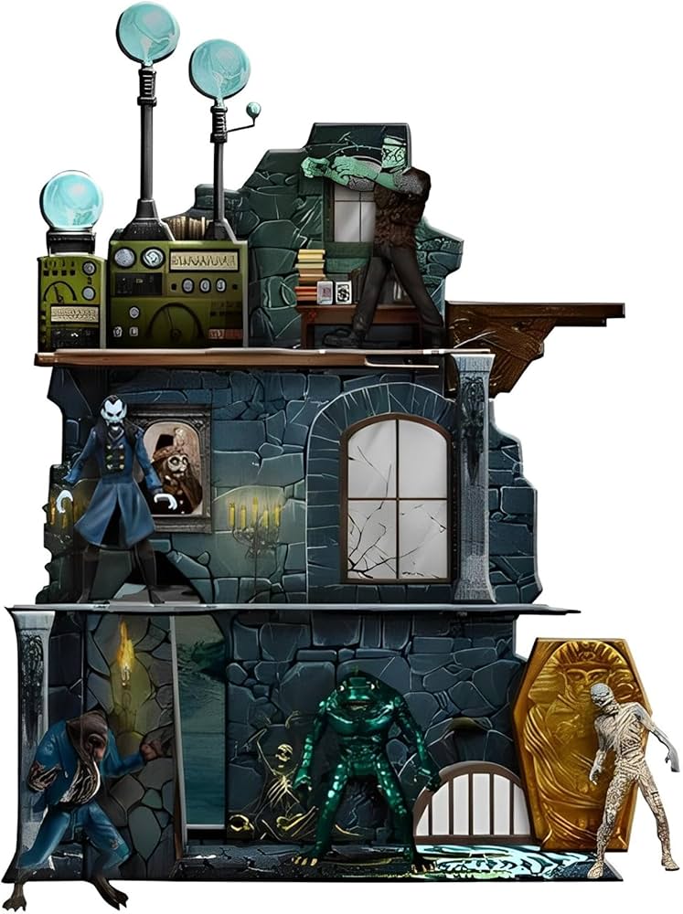 5 Points Mezco's Monsters Tower of Fear Deluxe Boxed Set : Amazon