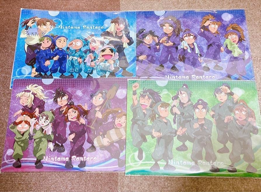 Amazon.co.jp: 忍たま乱太郎 クリアファイル セット 雨濡れ 1432GU5J