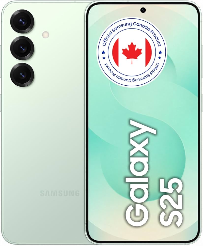 Samsung Galaxy S25 5G - Mint, 256GB, AI Smartphone, 6.2