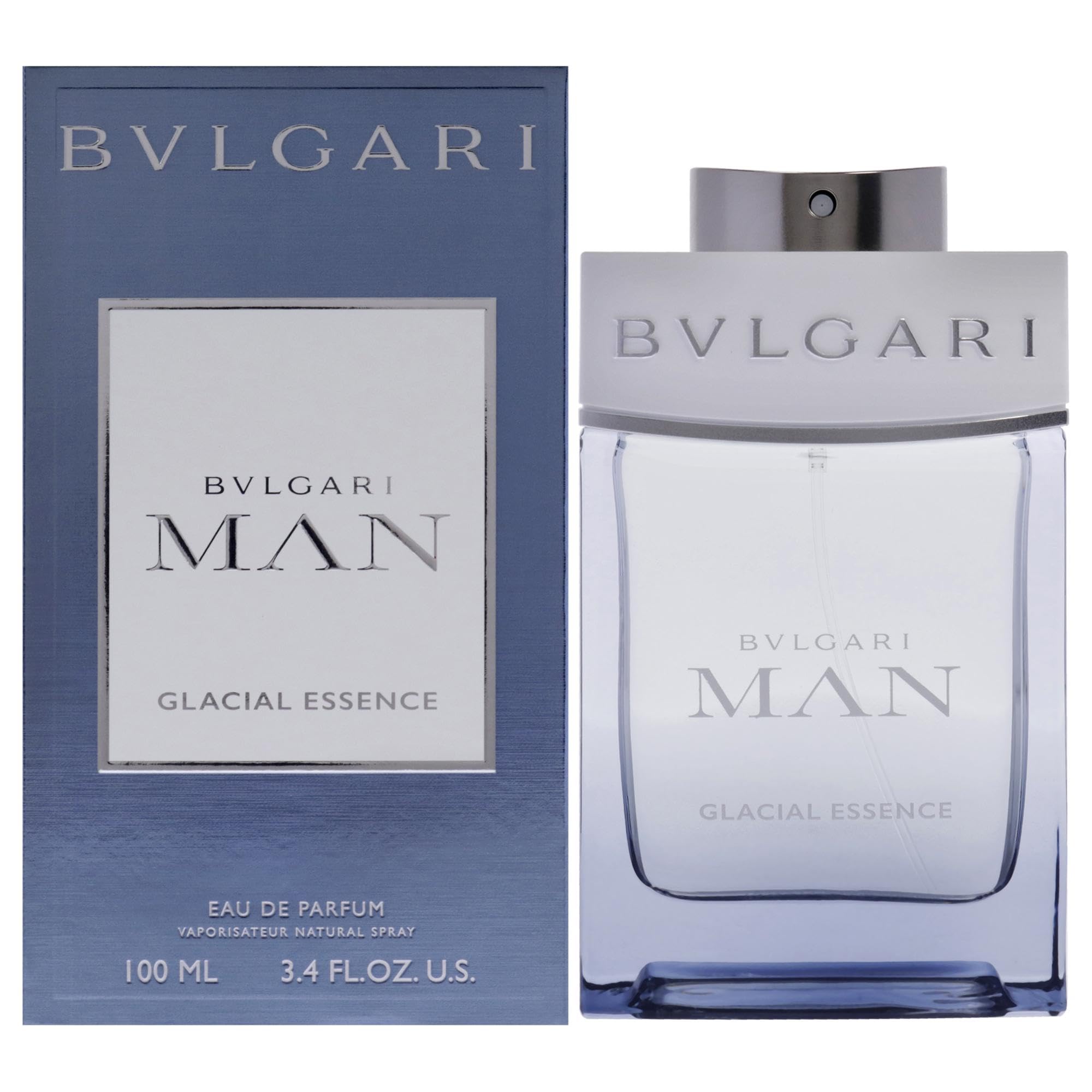 Amazon.com : Bvlgari Man Glacial Essence for Men - 3.4 oz EDP
