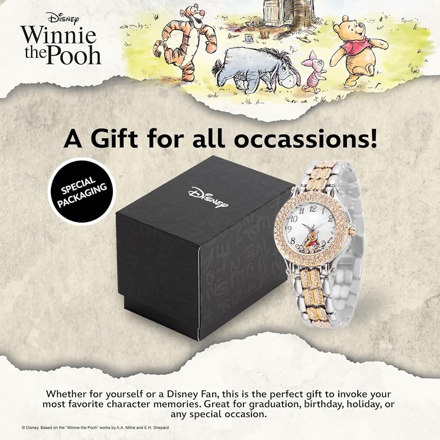 Amazon.com: Disney Elegant Winnie The Pooh Women's Watch Featuring