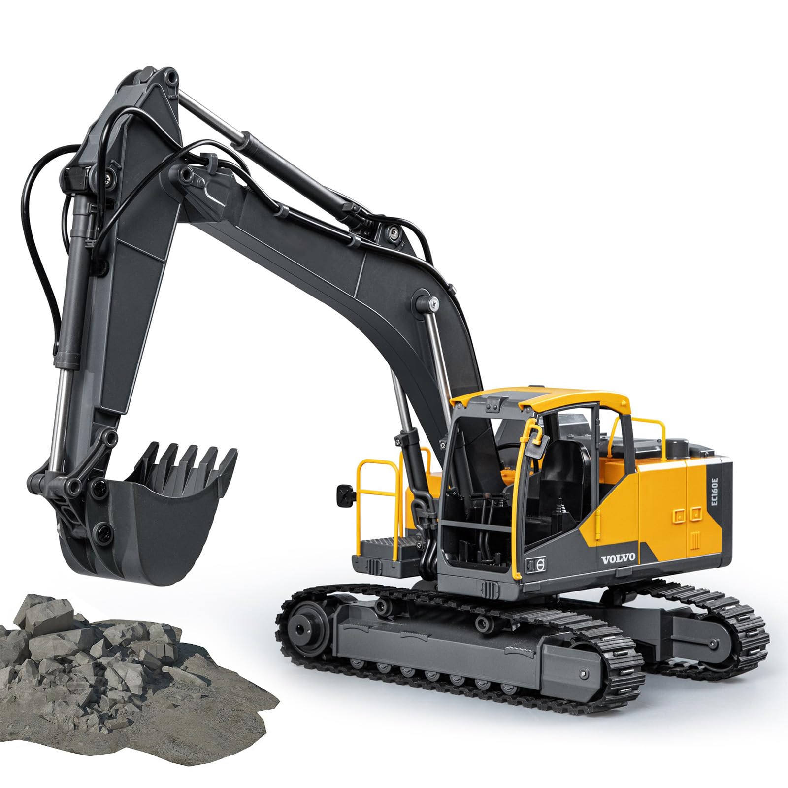 Amazon.co.jp: 1:16 スケール ショベルカー ラジコン ショベルカー