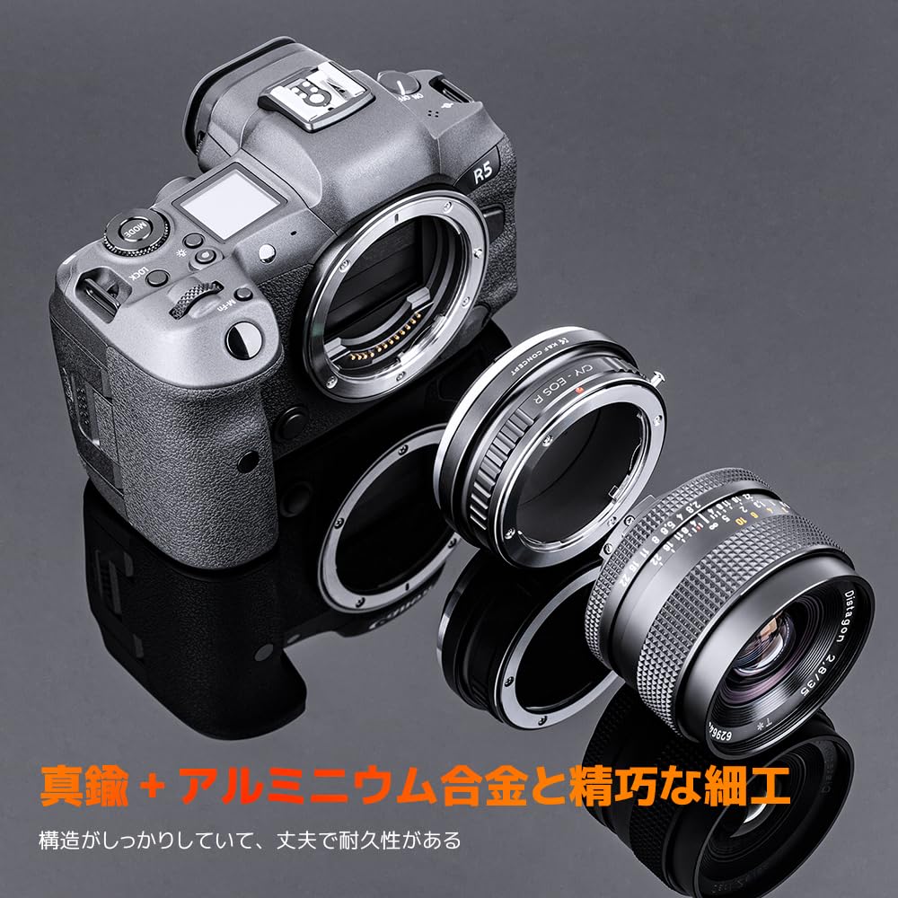 Amazon | K&F CONCEPT マウントアダプター C/Yレンズ - Canon対応 EOS
