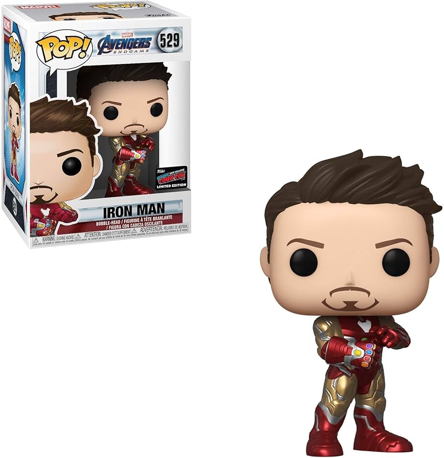 Amazon.com: Funko Pop! Marvel: Avengers Endgame - Tony Stark (Iron
