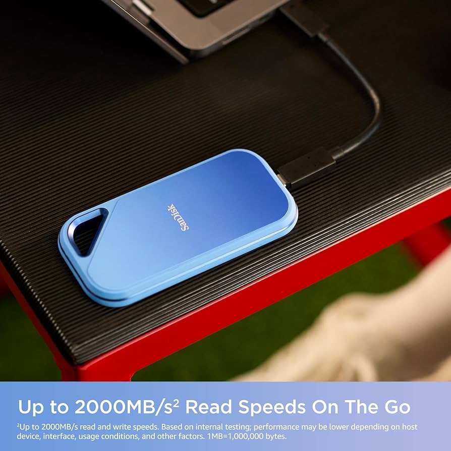Amazon.com: SanDisk 1TB Creator Pro Portable SSD - Up to 2000MB/s
