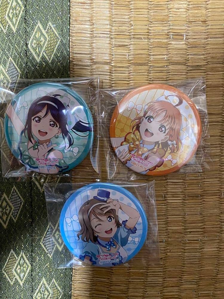 Aqours 渡辺曜 Flower party 缶バッジ 20個セット Aqours 渡辺曜