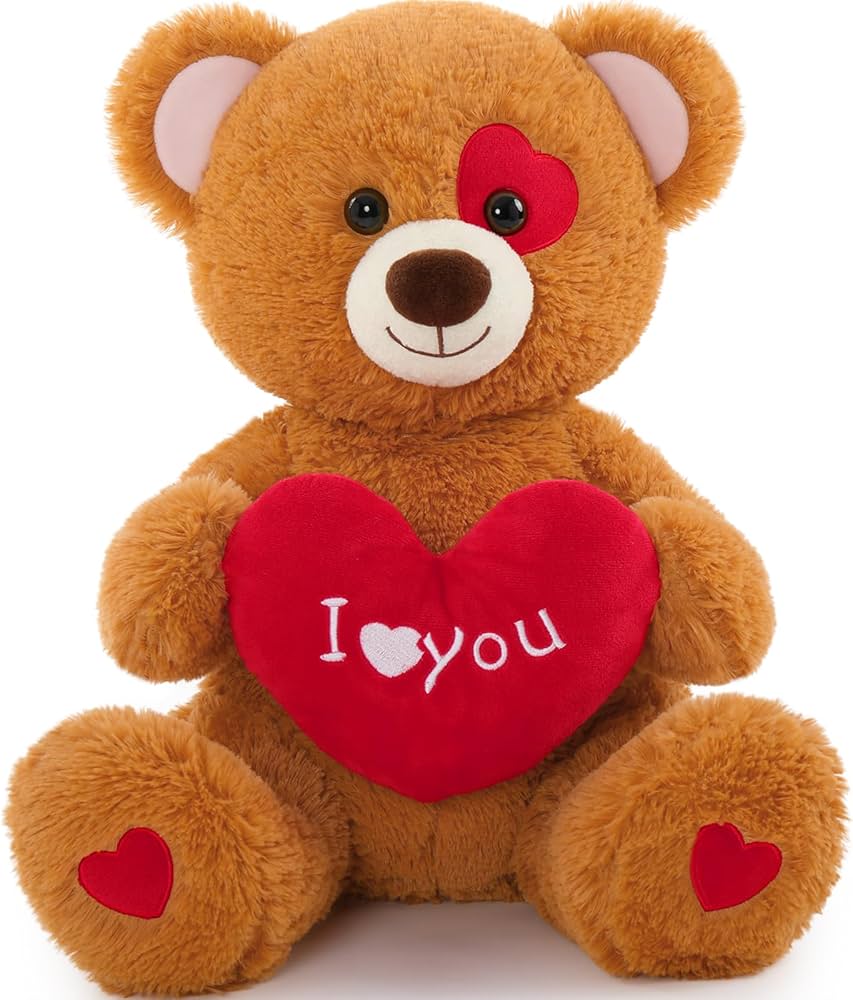 Amazon.co.jp: MaoGoLan I Love You テディベア ぬいぐるみ 20インチ