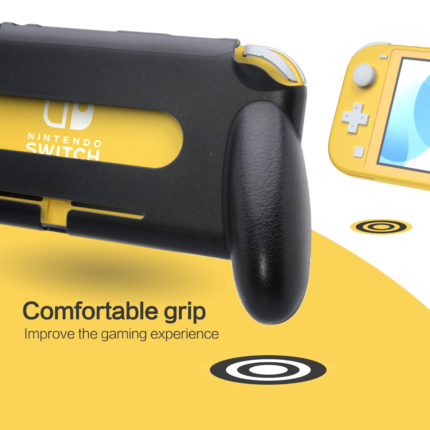 Amazon.com: HEATFUN Grip for Nintendo Switch Lite - Ergonomic
