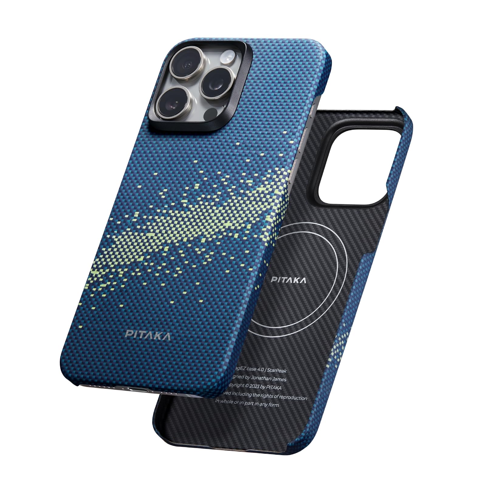 Amazon.com: pitaka Case for iPhone 15 Pro Compatible with MagSafe