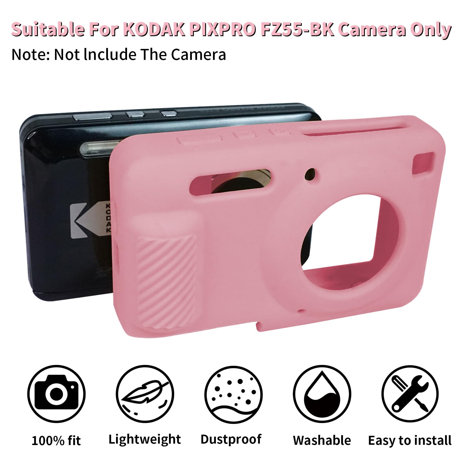 Amazon.com : Easy Hood Camera Case for Kodak PIXPRO FZ55, Soft