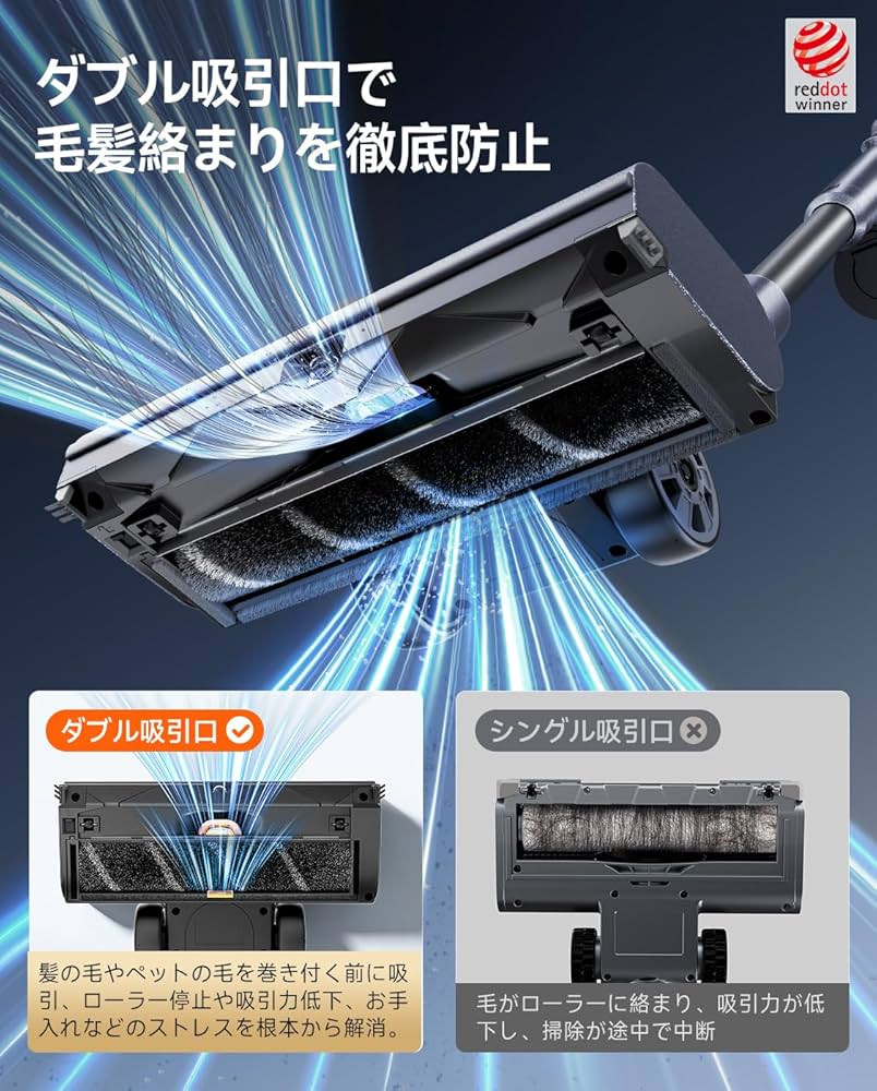 Amazon | 【2026年最新アップグレード版】uwant V500掃除機