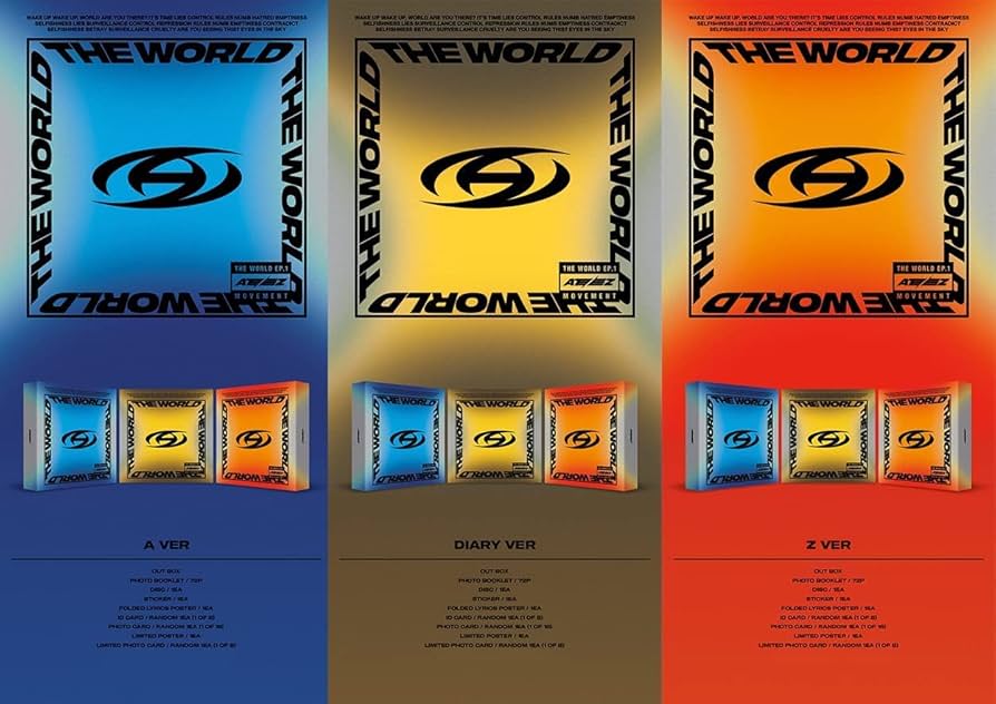 Amazon.com: KQ Entertainment ATEEZ - THE WORLD EP.1 : MOVEMENT