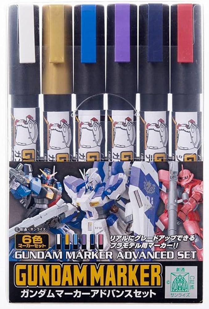 Amazon.com: GSI Creos - GMS124 Gundam Marker Advanced Set, Mr