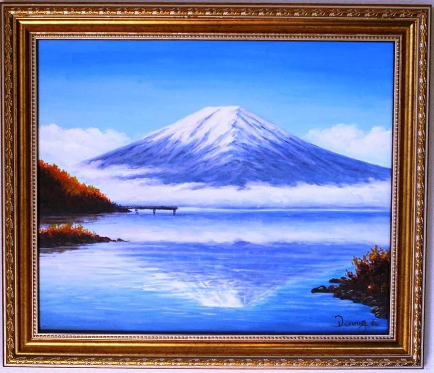 富士山 油絵 油彩画 油絵 富士山油絵 富士山油絵 油絵 油彩画 絵画