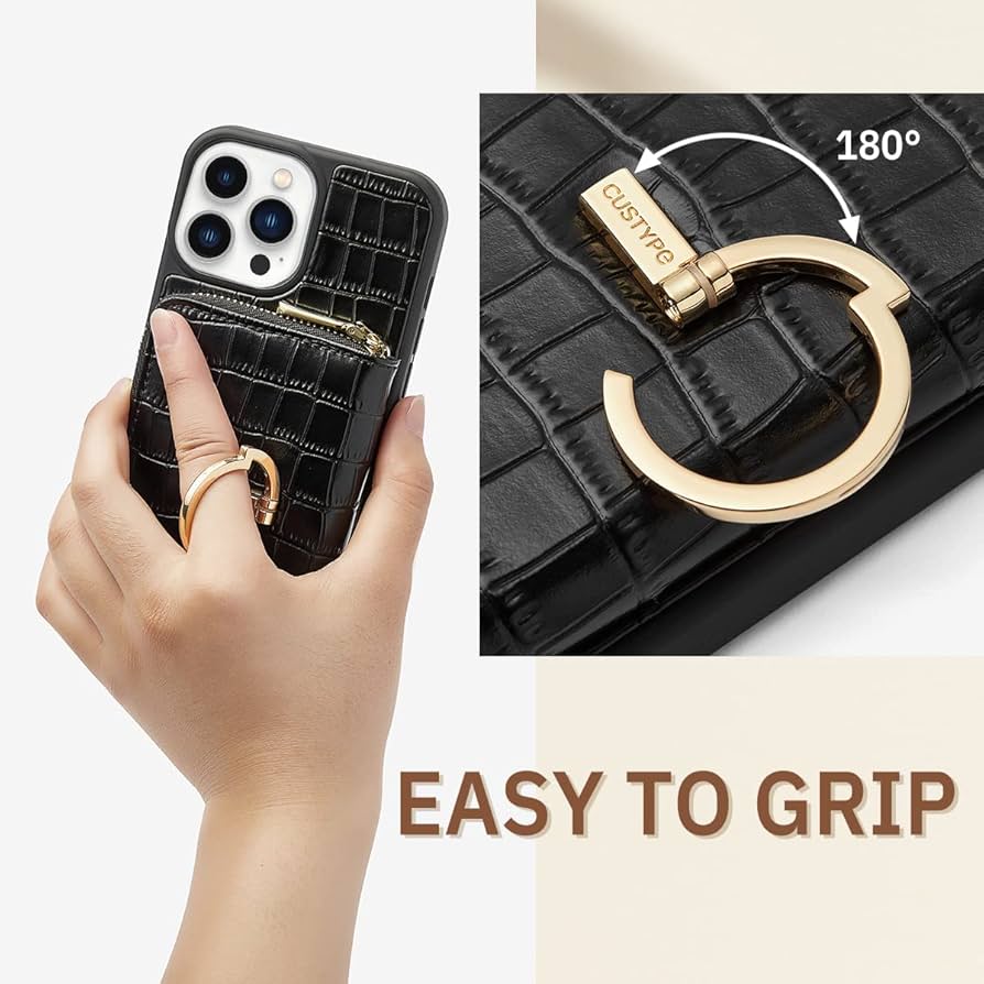 Amazon | CUSTYPE iPhone 12 Pro Max用 ケース 財布 カードホルダー