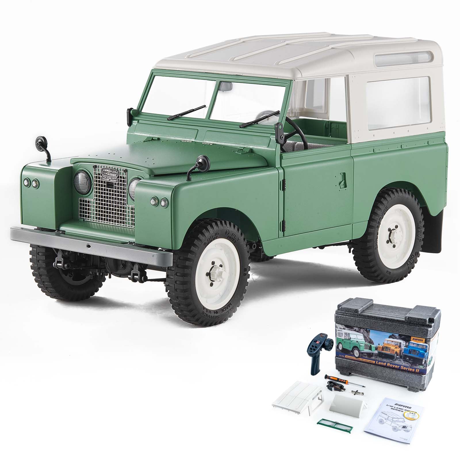 Amazon.com: EAZYRC x FMS 1/12 Land Rover RC Car RTR with Licensed