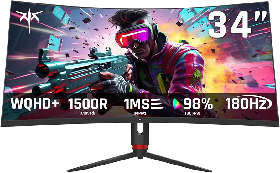Amazon.com: KTC 34'' Curved Ultrawide Gaming Monitor, 21:9