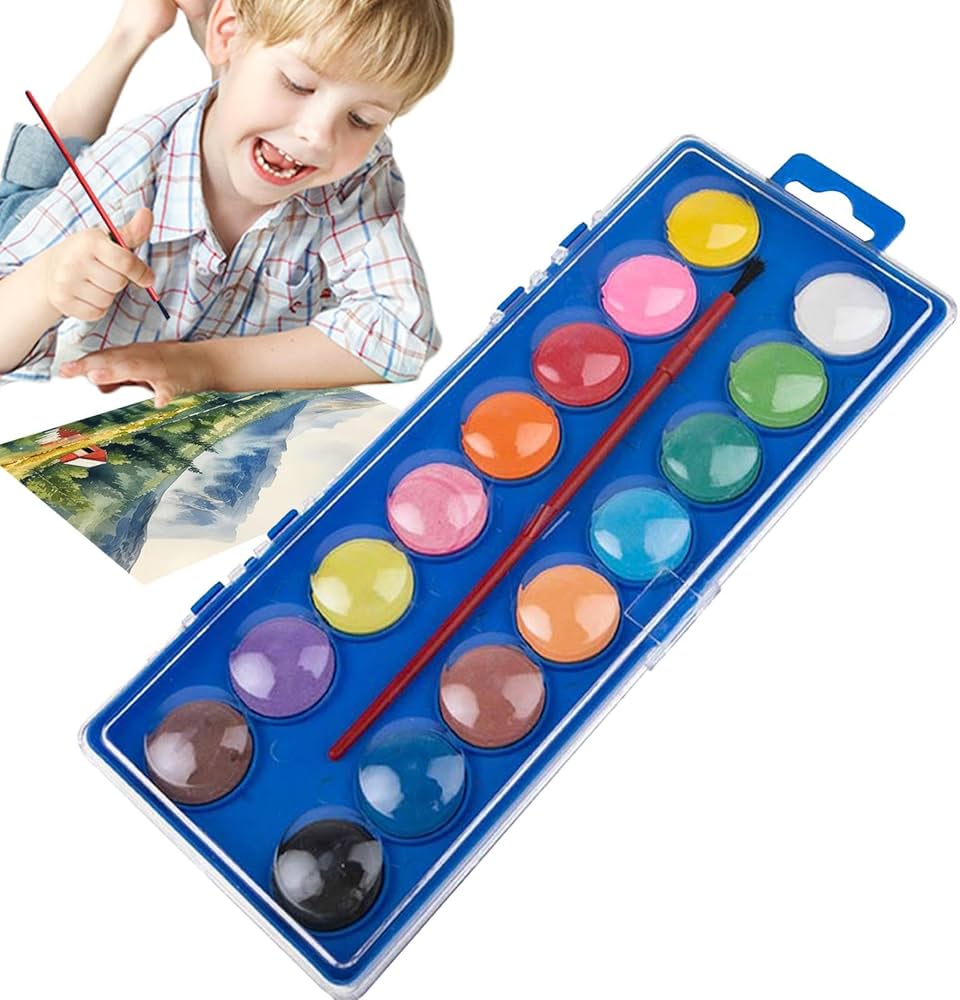 Amazon.co.jp: 水彩絵の具セット、水彩セット - 幼稚園向け絵画画材