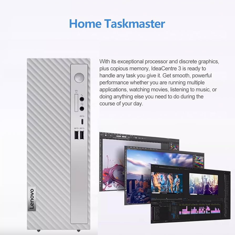 Amazon.com: Lenovo IdeaCentre 3 SFF Desktop, Intel Dual-core