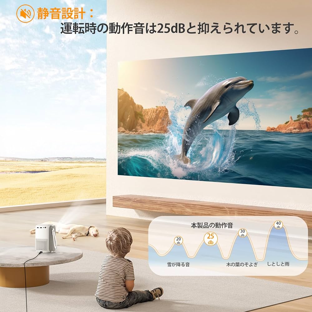 Amazon.co.jp: 【2025革新静音プロジェクター】ONOAYO プロジェクター