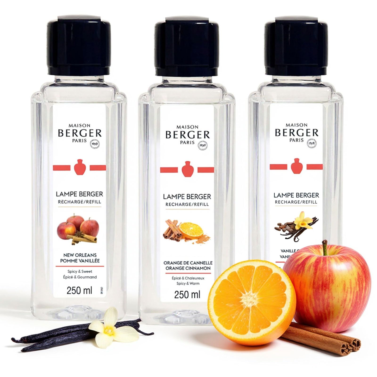 Amazon.com: MAISON BERGER Lampe Berger Fragrance Trio Refill for