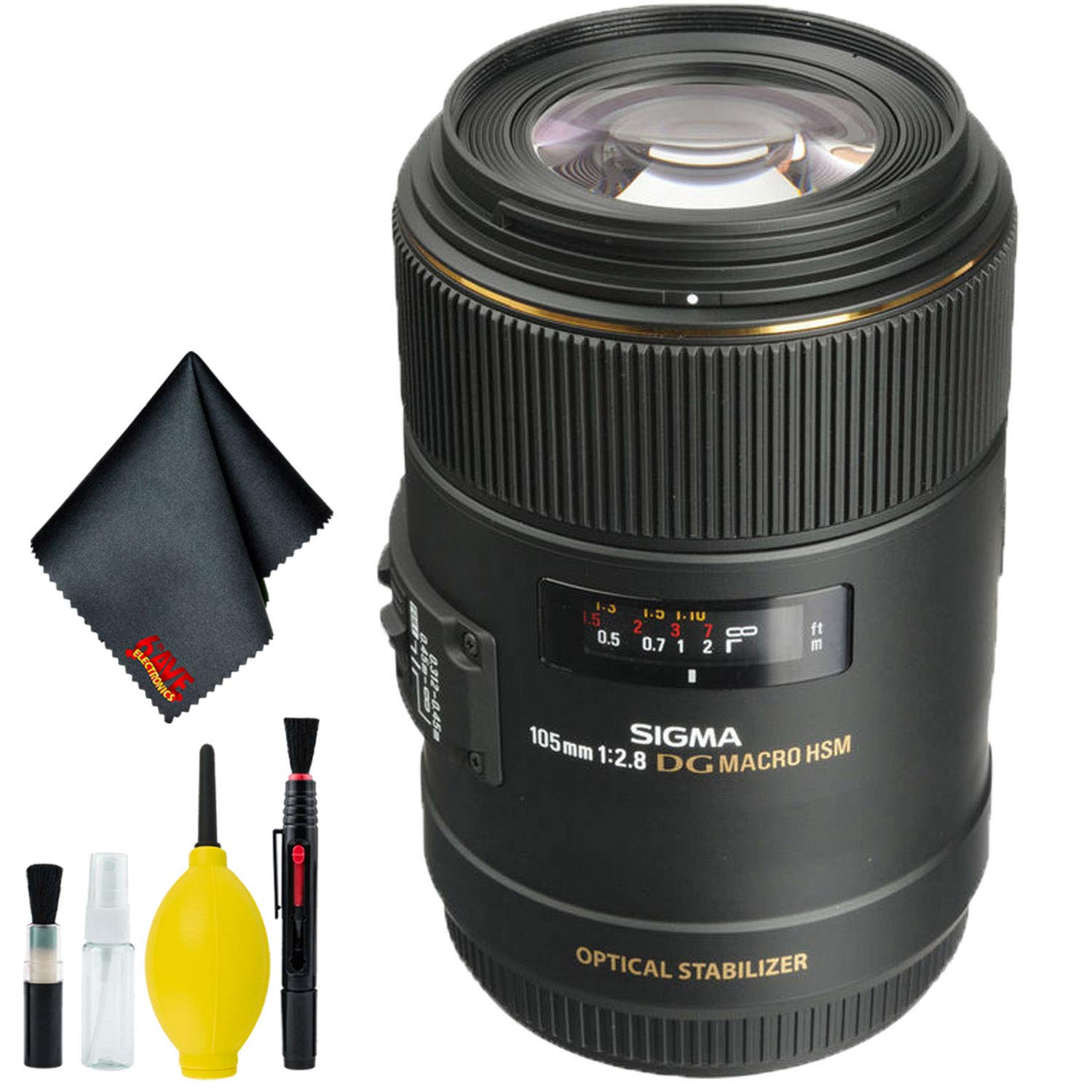 Amazon.com : Sigma 105mm f/2.8 EX DG OS HSM Macro Lens for Canon