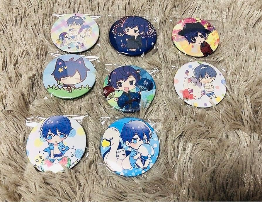 Amazon.co.jp: まふまふ そらる After the Rain 缶バッジ 8個セット