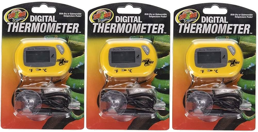 Amazon.com: Zoo Med Digital Thermometer (3 Pack) : Pet Supplies