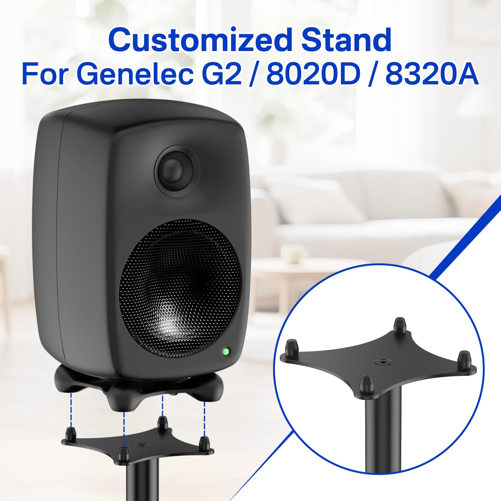 Amazon.co.jp: Genelec G Two 8020D 8320A スピーカースタンド