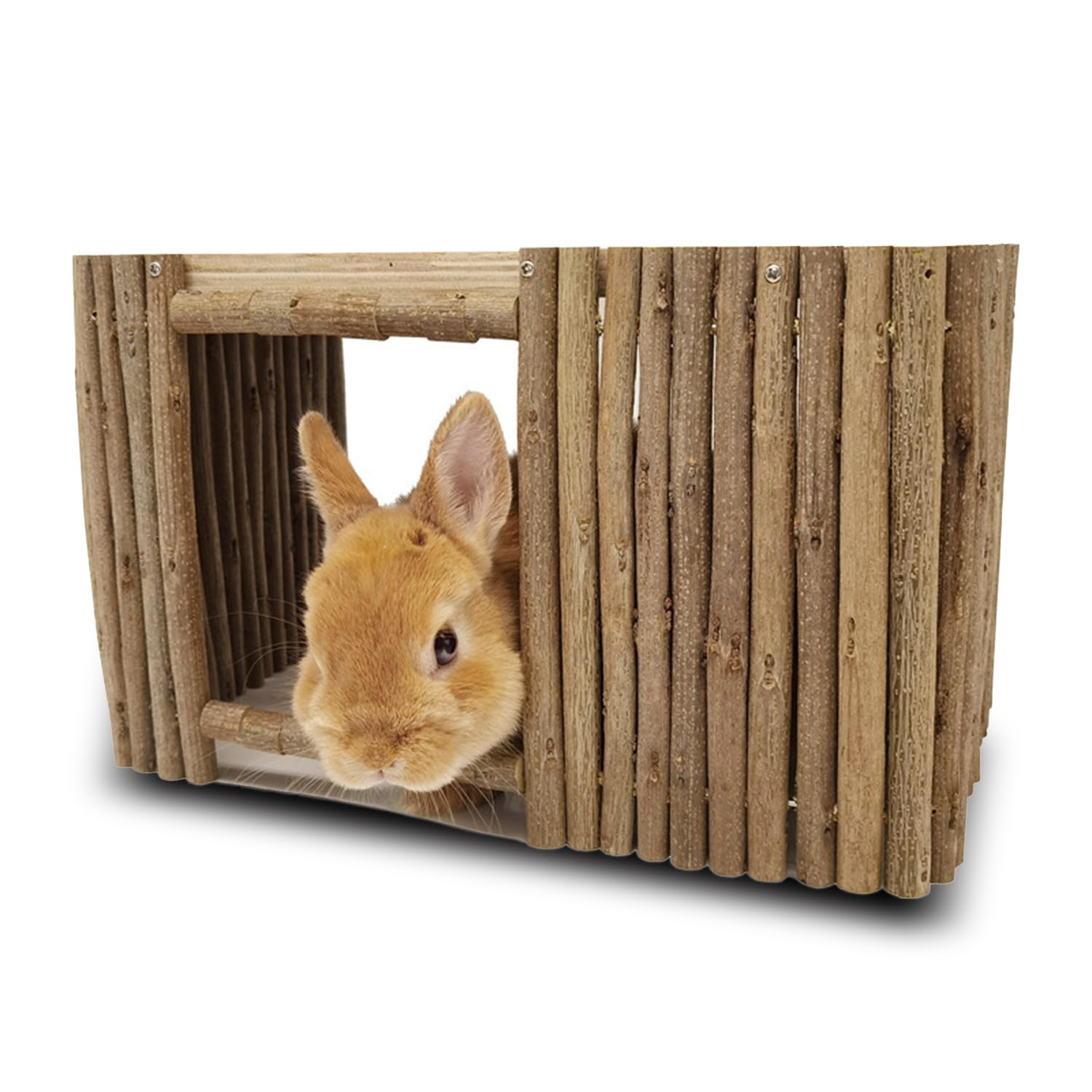 本日限り【お一人様限定‼️】うさぎ 木製ハウス メッシュパネル