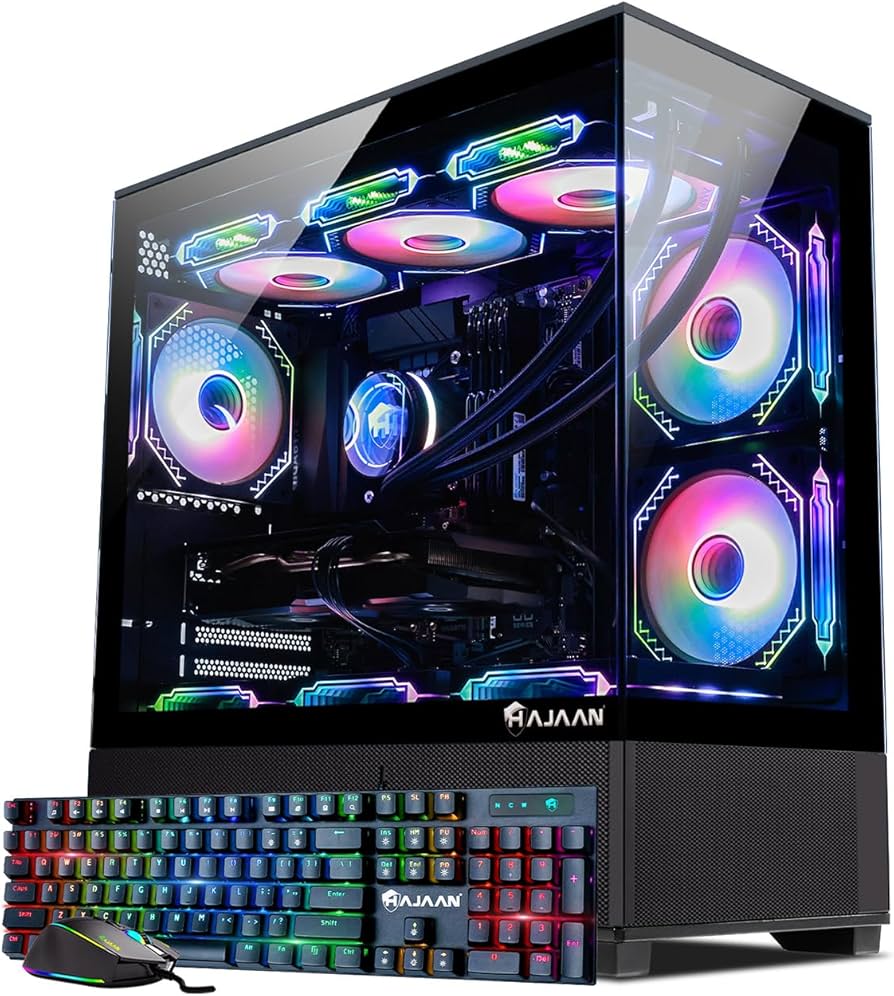 Amazon.com: HAJAAN Gaming PC Desktop, AMD Ryzen 7 7700X Processor